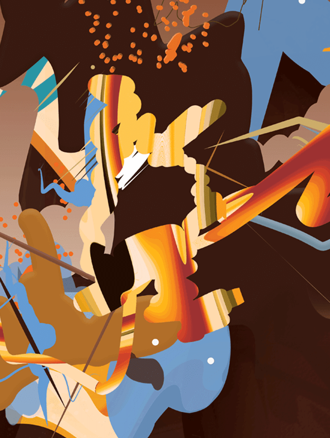 Chocolate Salted Caramel flavour pattern